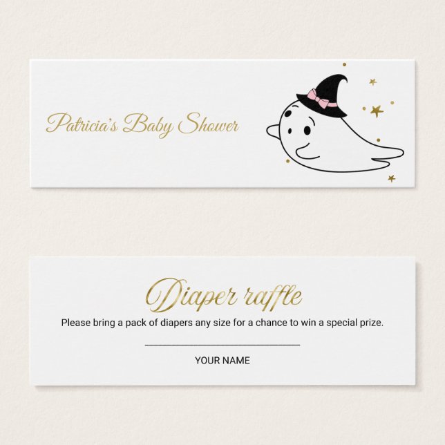 Adorável Fralda de Chá de fraldas do Fantasma Raff (Frente & Verso)