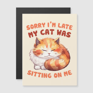 Adorável Laranja Tabby Cat. Desculpe-me por estar 