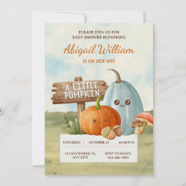 Adorável Nosso Pequeno Convite Para Chá de fraldas