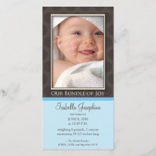 Adorável Pacote de Joy Birth Anúncio :