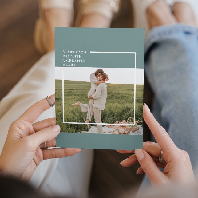 Adorável Presente da Família Verde de Fotos Modern (Criador carregado)