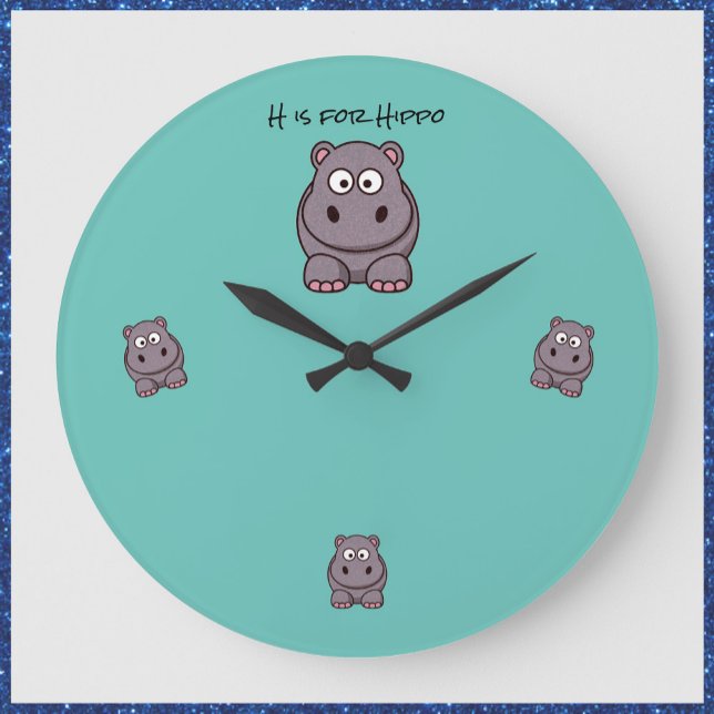 Adorável Relógio de Parede de Télio Hippo (Criador carregado)