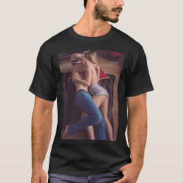 Adorável T-Shirt de Casal Quente