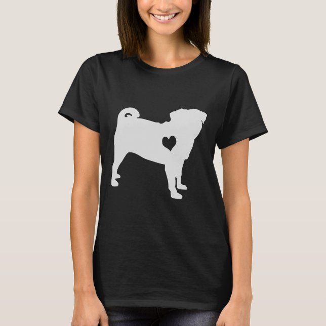 Adore Pugs Classic T-Shirt 354 (Frente)