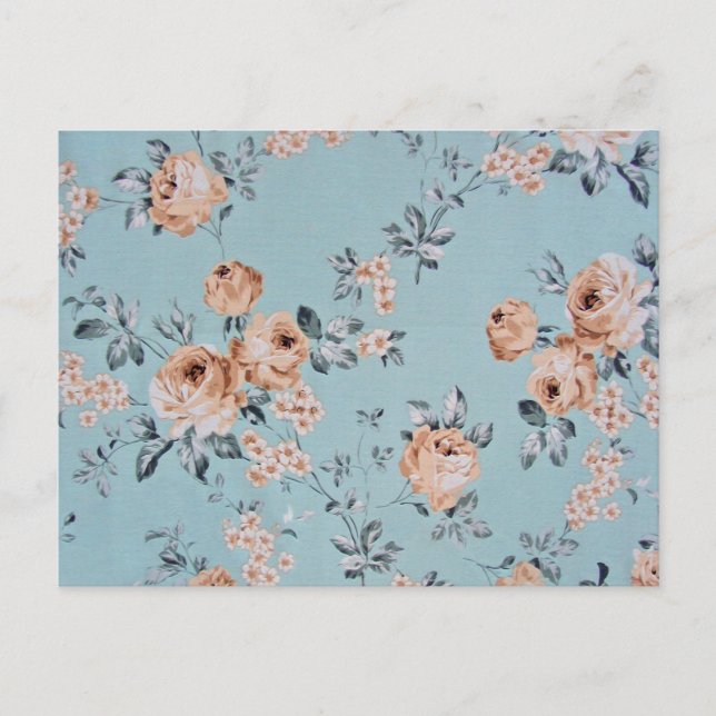 Adoring Flowers - Cartão postal / RSVP / Convites (Frente)