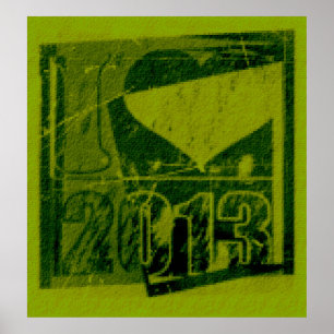 Adoro 2013 - Green Rock Pop Art - Poster