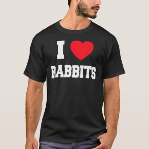 Adoro A Cópia Clássica Da Camisa Do Meu Coelho