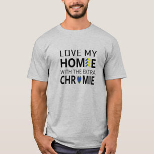 Adoro A Minha Casa Com A Camiseta Extra Chromie