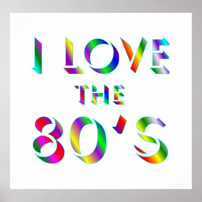 Adoro a Poster anos 80 (Frente)