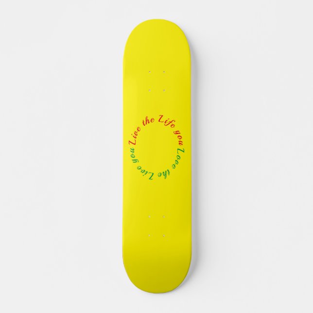 Adoro a vida que você vive no skate (Frente)