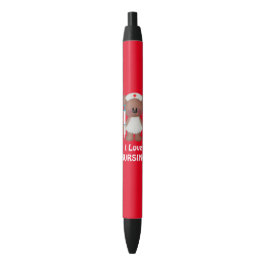 Adoro amamentar caneta de tinta preta
