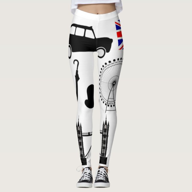 Adoro as Leggings de Londres (Frente)