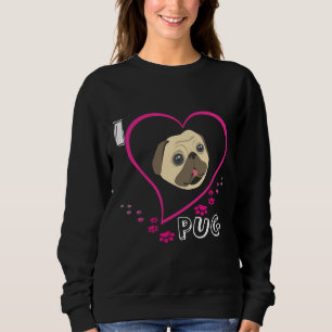 Adoro Camisa Clássica de Camisa do PUG 95