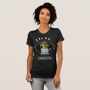 Adoro Camisa De Sinal De Jardinagem