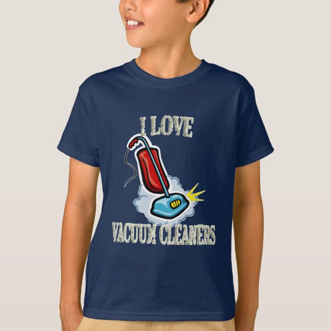 Adoro camiseta de aspiradores (Frente)