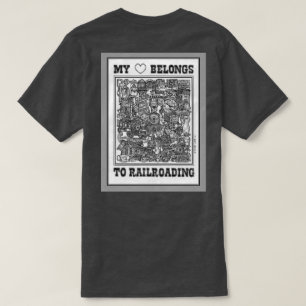 Adoro Camiseta De Trem