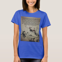Adoro camiseta poema para ela