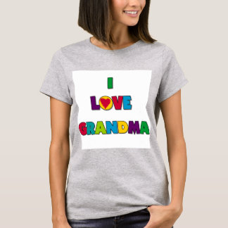 Adoro camisetas e presentes para vovó