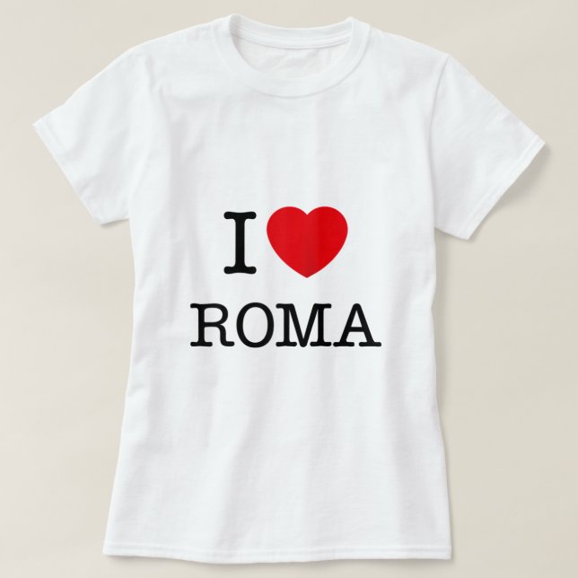 Adoro Camisetas Gráficas Romanichéis Noveltys Desi (Frente do Design)