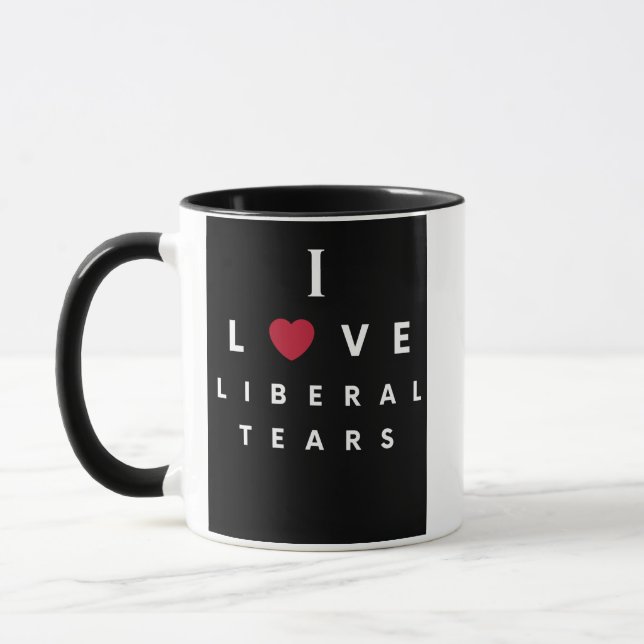 Adoro caneca de café com lágrimas liberais (Esquerda)