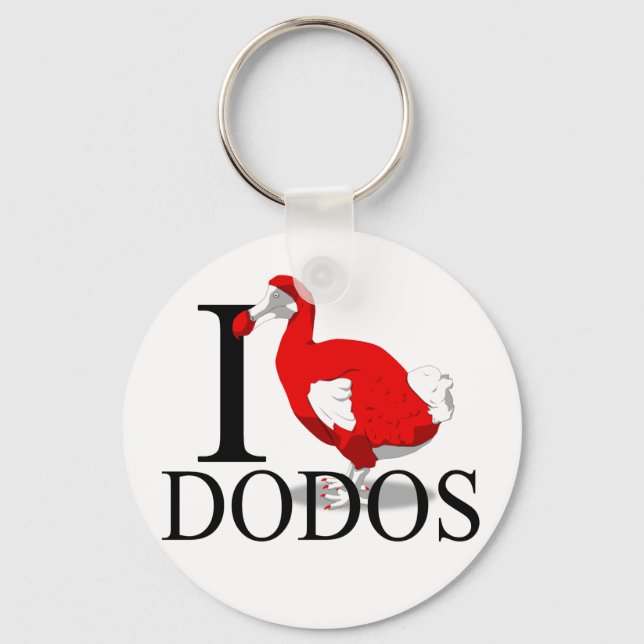 Adoro Chaveiros de Dodos (Frente)