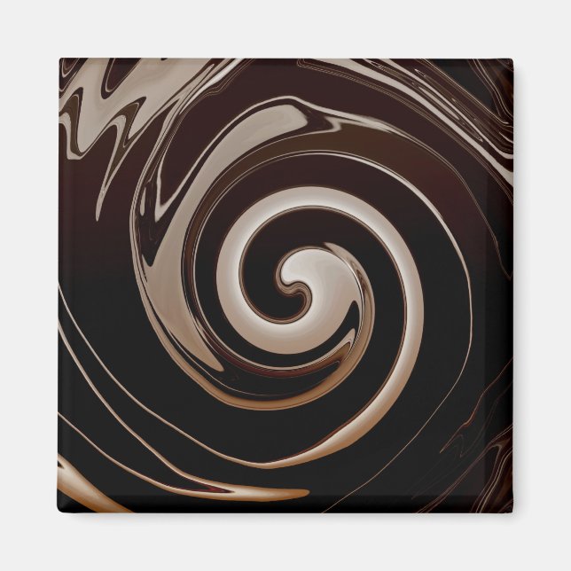 Adoro Chocolate! Íman (Frente)