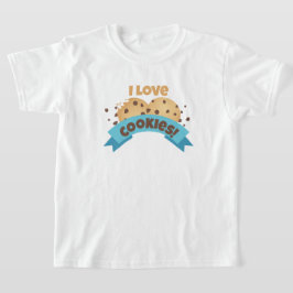 Adoro Cookies! Com Camiseta Azul