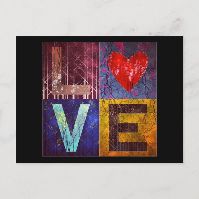 Adoro Florestas! Cartão Postal (Frente)