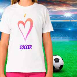 Adoro Futebol - Crianças T-Shirt