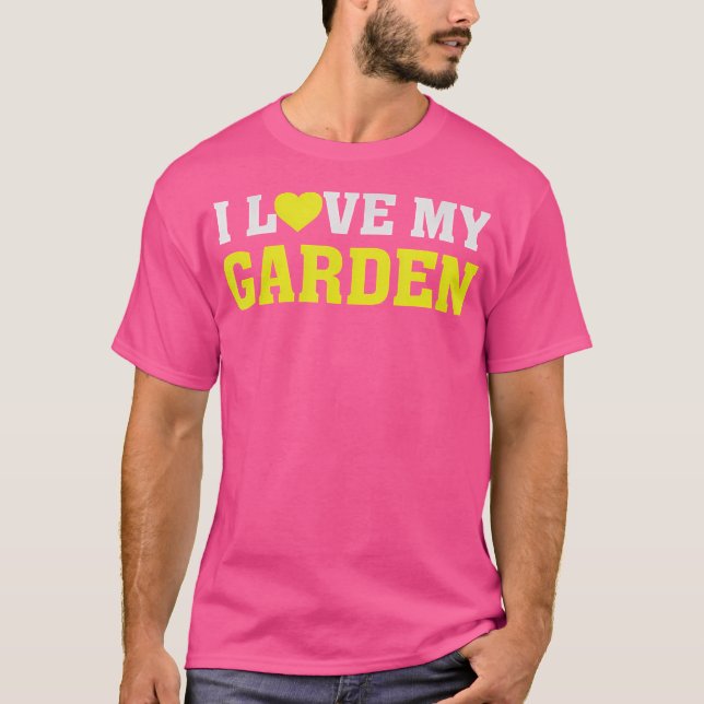 Adoro Meu Jardim - Jardineiro - Camisa De Jardinag (Frente)