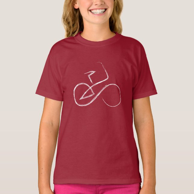 Adoro minha camiseta de bicicleta (Frente)
