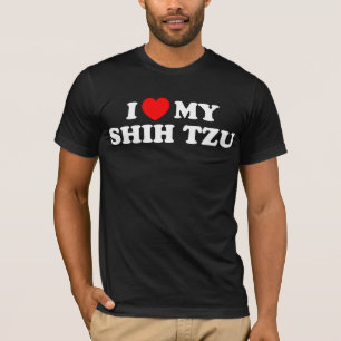 Adoro minha camiseta Shih Tzu