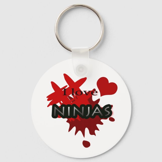 Adoro Ninjas Chaveiro (Frente)