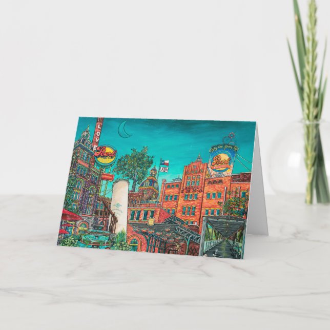 Adoro o cartão de saudação Pearl (Frente)