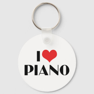Adoro Piano Chaveiro