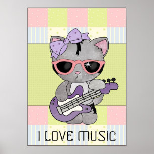 Adoro poster de Música