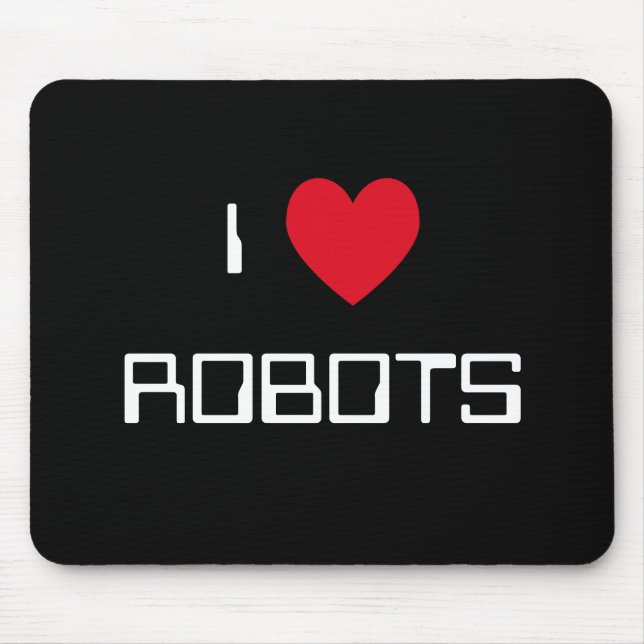 Adoro Robots Mousepad (Frente)
