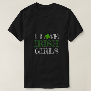 Adoro Rua de garotas irlandesas. Camiseta do dia d