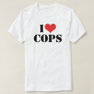 Adoro T-Shirt da Polícia