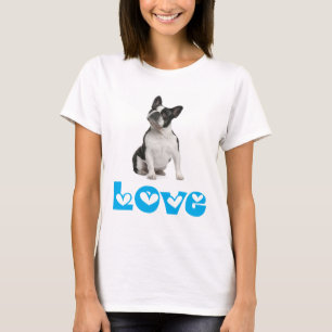 Adoro T-Shirt De Cachorro De Cachorro Francês