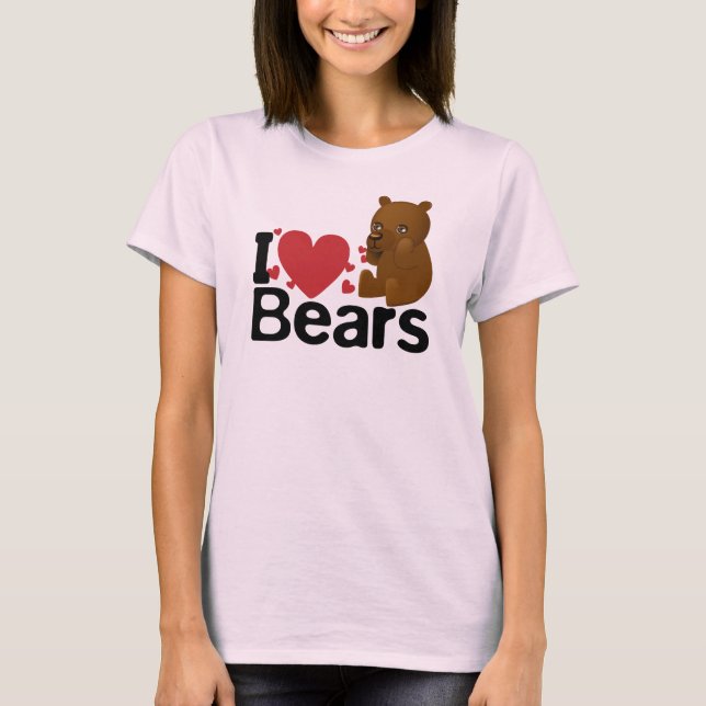 Adoro T-Shirt De Ursos (Frente)