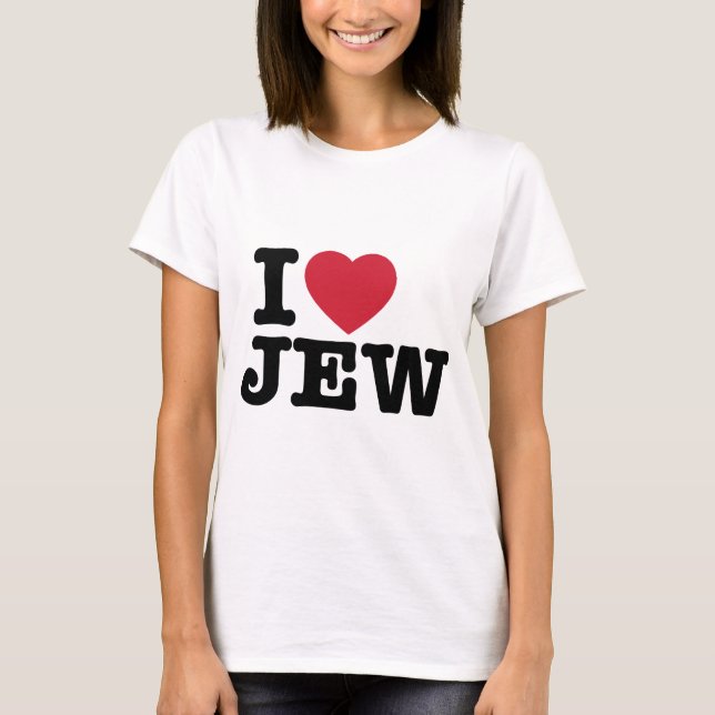 Adoro T-Shirt Judeu (Frente)