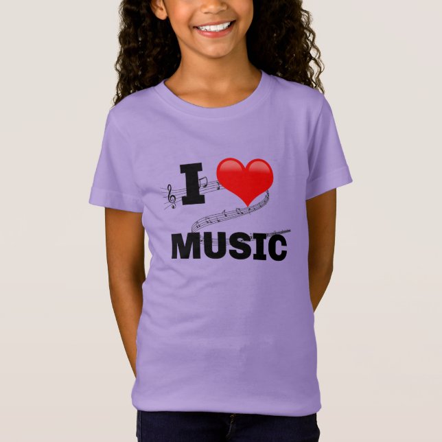 Adoro T-Shirt Música (Frente)