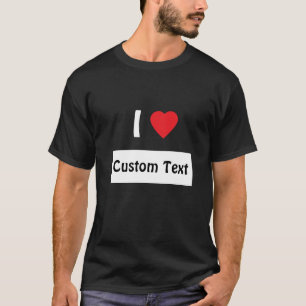 Adoro T-Shirt Personalizado, Camisa Personalizada