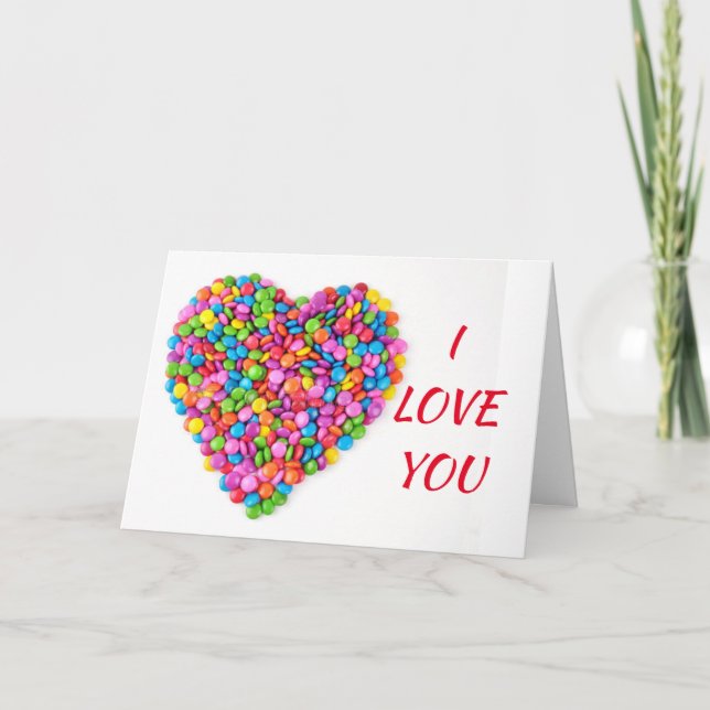 ADORO-TE ***MAIS DO QUE A CANDY*** CARTÃO DE ANIVE (Frente)