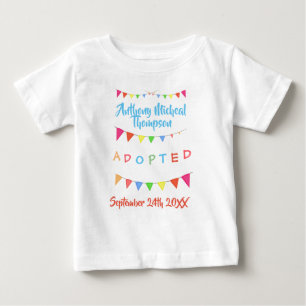 Adotado pelo Foster Care - Camisa de Nome Personal