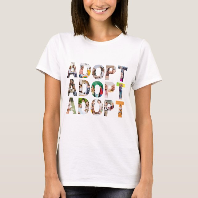 Adotar Camiseta Infantil (Frente)