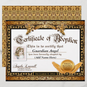Adotar Certificado de Adoção Angels™
