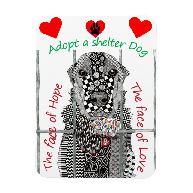 Adotar um Íman 3"x4" (Vertical)