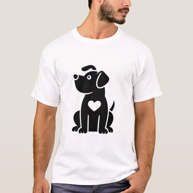 Adote Não Compre Camisa - Salve o Cachorro-Herói D (Frente)